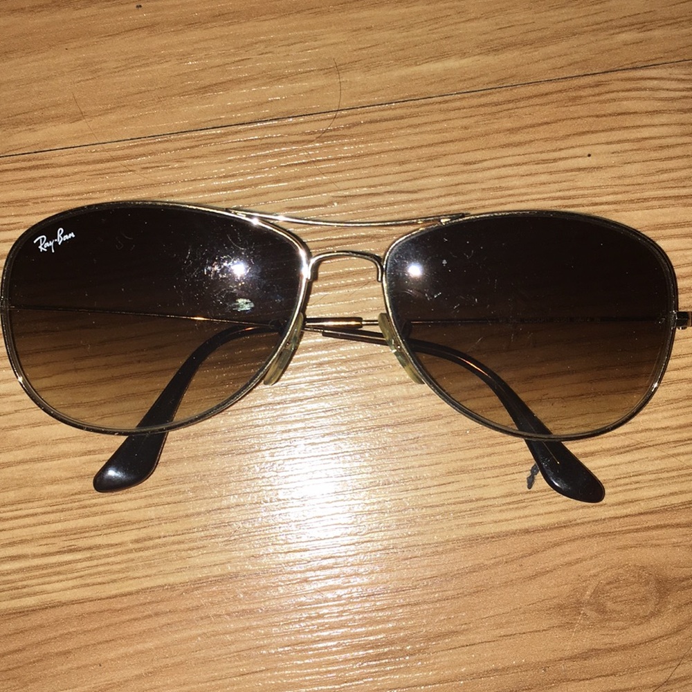 Ray ban cockpit aviators with case